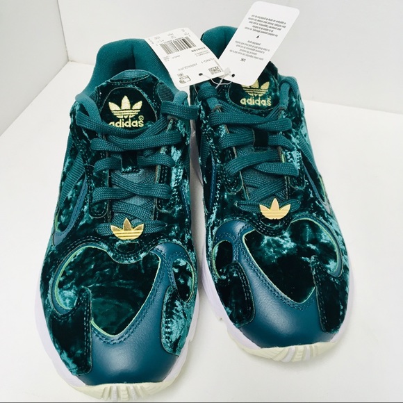 adidas Other - ADIDAS Green Velour Yung-1 Sneakers Shoes NEW NWT